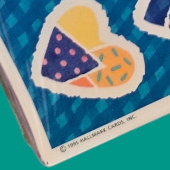 1995 Hallmark Vintage Sealed Stickers Patchwork Valentine Hearts Friends Hottie - Picture 3 of 9